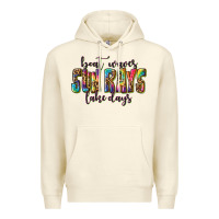 Sandshell boat waves sun rays lake days Premium Hoodie - texasbilliewilder