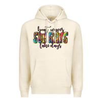 Tofu boat waves sun rays lake days Premium Hoodie - texasbilliewilder