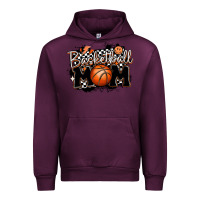 Mauve Wine basketball mom Urban Hoodie - MaliasSmallBusiness