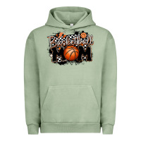 Pigment Oil Green basketball mom Urban Hoodie - MaliasSmallBusiness