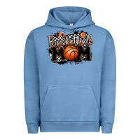 Pigment Pebble Blue basketball mom Urban Hoodie - MaliasSmallBusiness