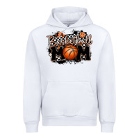 White basketball mom Urban Hoodie - MaliasSmallBusiness