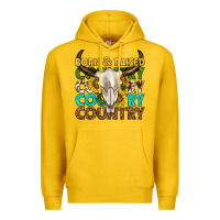 Lemon born and raised country western Premium Hoodie - texasbilliewilder