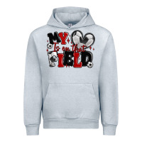 Heather Grey my heart is on that field soccer Urban Hoodie - MaliasSmallBusiness
