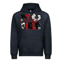 Navy my heart is on that field soccer Urban Hoodie - MaliasSmallBusiness