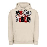 Pigment French Oak my heart is on that field soccer Urban Hoodie - MaliasSmallBusiness