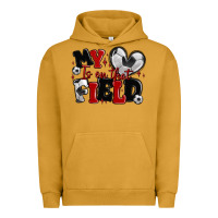 Pigment Peanut Butter my heart is on that field soccer Urban Hoodie - MaliasSmallBusiness