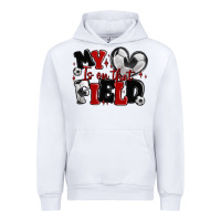 White my heart is on that field soccer Urban Hoodie - MaliasSmallBusiness