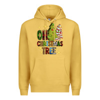 Antique Gold Oh Christmas tree Christmas cake Premium Hoodie - RanaPortraitStore