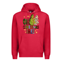 Cardinal Oh Christmas tree Christmas cake Premium Hoodie - RanaPortraitStore