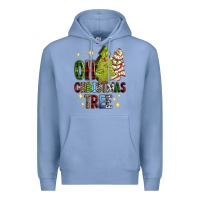 Colony Blue Oh Christmas tree Christmas cake Premium Hoodie - RanaPortraitStore