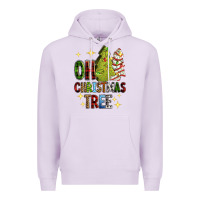 Lilac Oh Christmas tree Christmas cake Premium Hoodie - RanaPortraitStore
