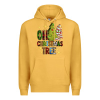 Mustard Oh Christmas tree Christmas cake Premium Hoodie - RanaPortraitStore