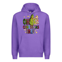 Purple Oh Christmas tree Christmas cake Premium Hoodie - RanaPortraitStore
