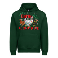 Forest Green what a damn cluckin' fluster fluck chickens christ Urban Hoodie - MaliasSmallBusiness