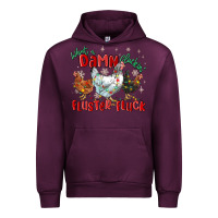 Mauve Wine what a damn cluckin' fluster fluck chickens christ Urban Hoodie - MaliasSmallBusiness