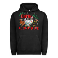 Pigment Black what a damn cluckin' fluster fluck chickens christ Urban Hoodie - MaliasSmallBusiness