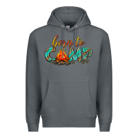 Rock born to camp Premium Hoodie - texasbilliewilder