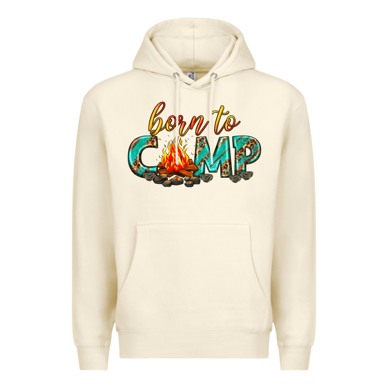Born To Camp Premium Hoodie by texasbilliewilder | Teevron