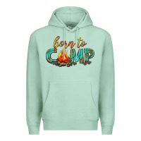 Seafoam born to camp Premium Hoodie - texasbilliewilder