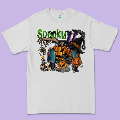Spooky Premium Tee Designed By Sublimationcraftshop