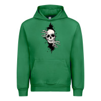 Emerald skull in the wall file Urban Hoodie - MaliasSmallBusiness