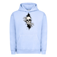 Pigment Grape Ice skull in the wall file Urban Hoodie - MaliasSmallBusiness
