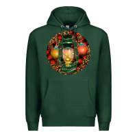 Sports Green Xmas Lantern Christmas Premium Hoodie - RanaPortraitStore