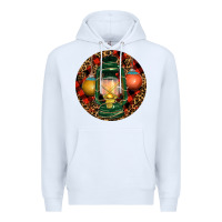 White Xmas Lantern Christmas Premium Hoodie - RanaPortraitStore