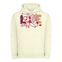 Pigment Pistachio love nurse valentines day Urban Hoodie - MaliasSmallBusiness