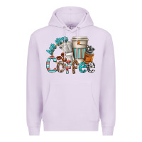 Lilac but first coffee Premium Hoodie - texasbilliewilder