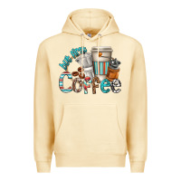 Pina Colada but first coffee Premium Hoodie - texasbilliewilder