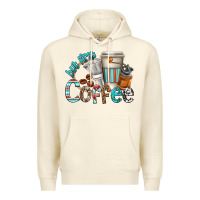Sandshell but first coffee Premium Hoodie - texasbilliewilder