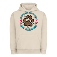 Pigment French Oak just a girl who loves all her dogs Urban Hoodie - MaliasSmallBusiness