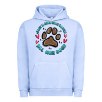 Pigment Grape Ice just a girl who loves all her dogs Urban Hoodie - MaliasSmallBusiness