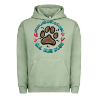 Pigment Oil Green just a girl who loves all her dogs Urban Hoodie - MaliasSmallBusiness