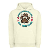 Pigment Pistachio just a girl who loves all her dogs Urban Hoodie - MaliasSmallBusiness