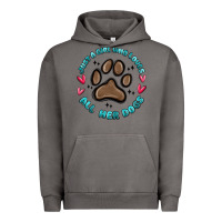 Pigment Tornado just a girl who loves all her dogs Urban Hoodie - MaliasSmallBusiness