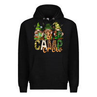 Black camp crew with gnomies Premium Hoodie - texasbilliewilder