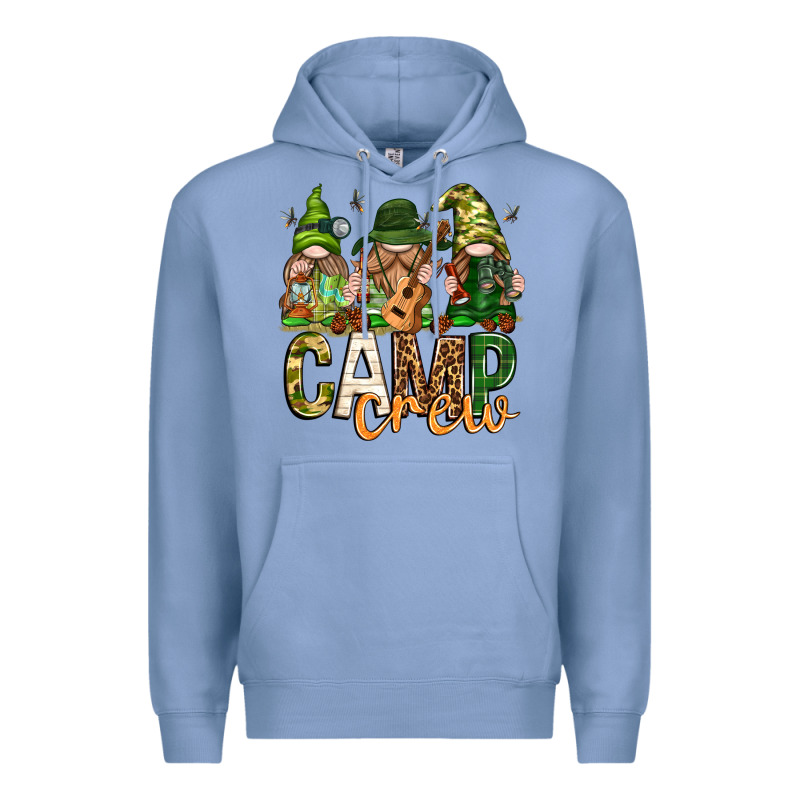 Camp Crew With Gnomies Premium Hoodie by texasbilliewilder | Teevron