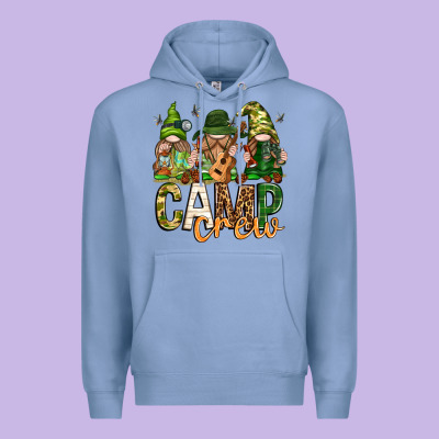 Premium Hoodie camp crew with gnomies