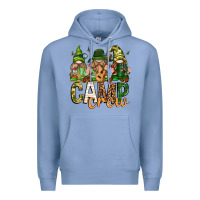 Colony Blue camp crew with gnomies Premium Hoodie - texasbilliewilder