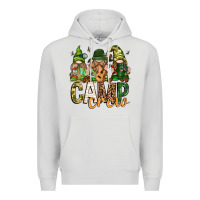 Dove Grey camp crew with gnomies Premium Hoodie - texasbilliewilder