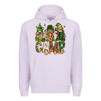 Lilac camp crew with gnomies Premium Hoodie - texasbilliewilder
