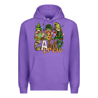 Purple camp crew with gnomies Premium Hoodie - texasbilliewilder