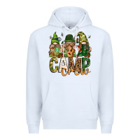 White camp crew with gnomies Premium Hoodie - texasbilliewilder