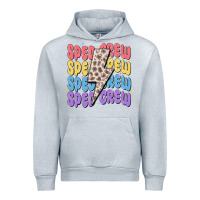 Heather Grey sped crew Urban Hoodie - MaliasSmallBusiness