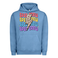 Pigment Pebble Blue sped crew Urban Hoodie - MaliasSmallBusiness