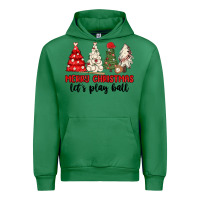 Emerald merry christmas let s play ball baseball Urban Hoodie - MaliasSmallBusiness
