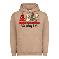 Pigment Burro merry christmas let s play ball baseball Urban Hoodie - MaliasSmallBusiness